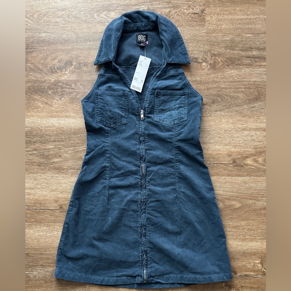 BDG Dark Blue Denim Dress